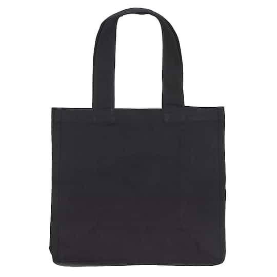 Make Market Durable Canvas Tote, Black