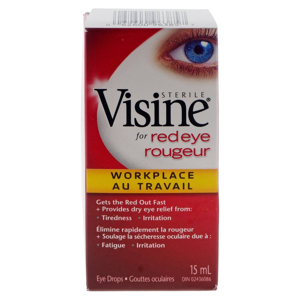 Visine Sterile Red Eye Workplace
