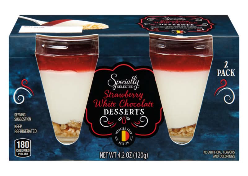 Specially Selected Dessert Mousses Cups, Strawberry-White Chocolate (4.2 oz, 2 ct)