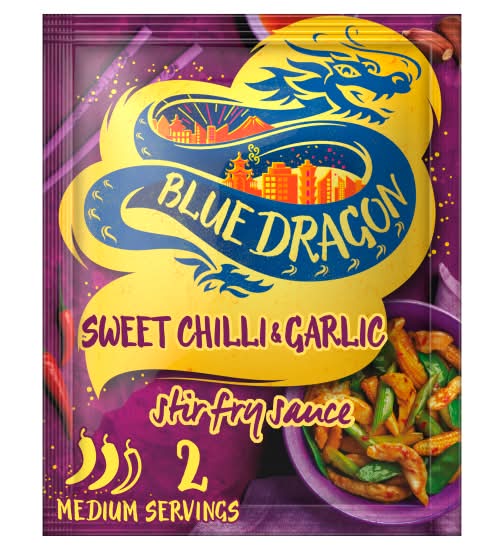 Blue Dragon Sweet Chilli & Garlic Stir Fry Sauce (120g)