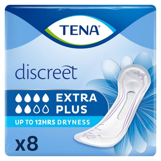 TENA Lady Discreet Extra Plus incontinence Pads 8 pack