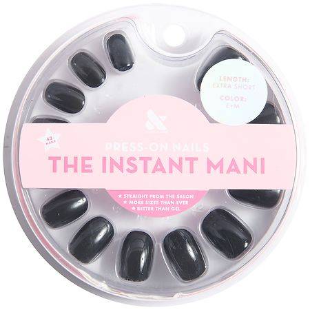 Olive & June The Instant Mani Press-On Nails, XS, E + M (42 ct)