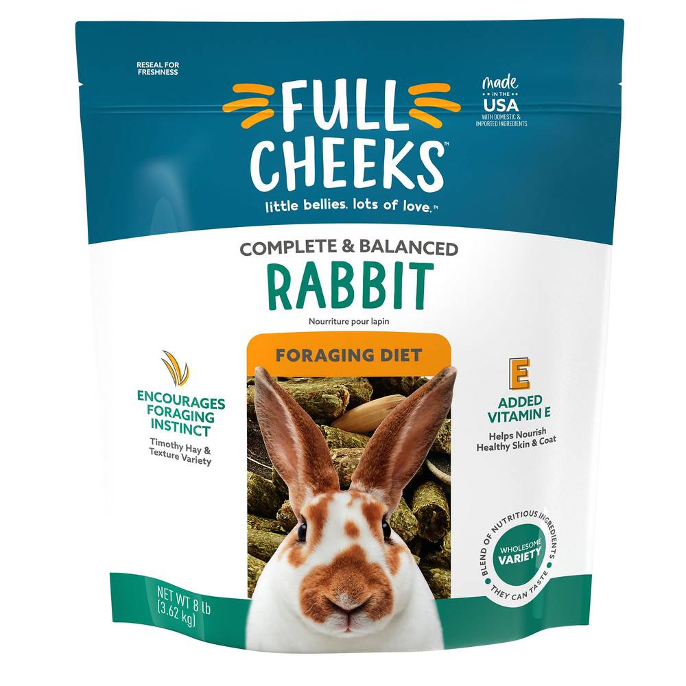 Full Cheeks™ Rabbit Foraging Diet (Size: 8 Lb)