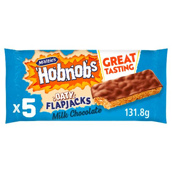 Mcvitie's Oaty Flapjacks Milk Chocolate (5 ct)