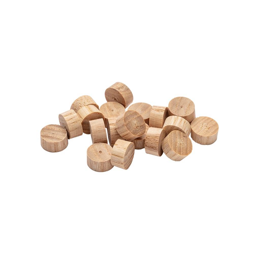 Madison Mill 20-Pack 0.5 x 0.25 Poplar Wood Flat Head Plug | 9007M