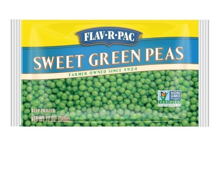 Frozen Flav-r-Pac - Sweet Peas - 12 oz