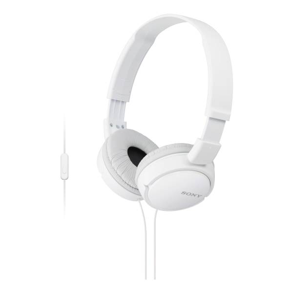 Sony Zx110ap Headphones W/Remote & Mic White