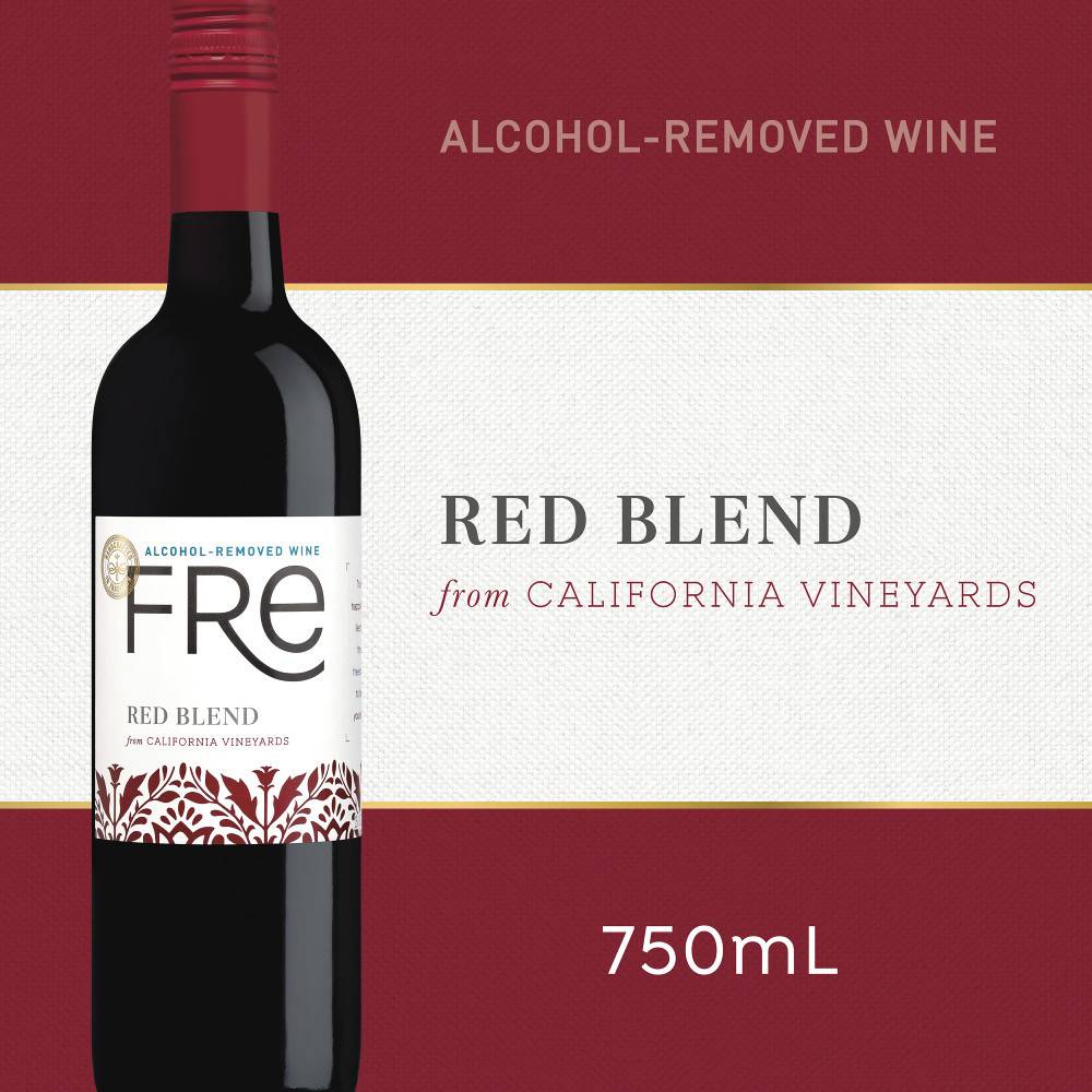 Fre California Vineyards Alcohol-Removed Red Blend Wine (25.4 fl oz)