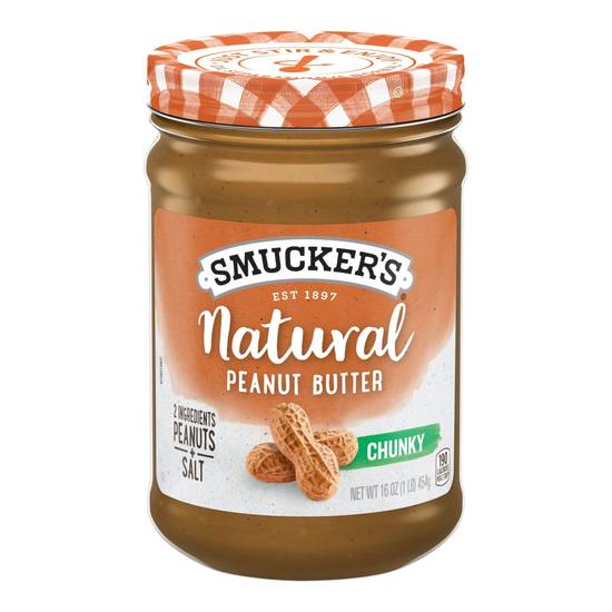 Smucker's Chunky Natural Peanut Butter (16 oz)
