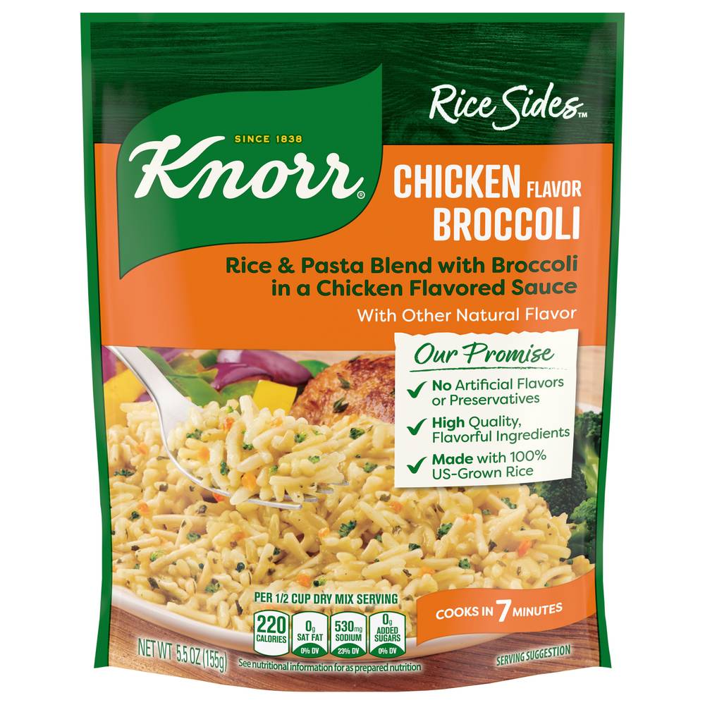 Knorr Rice Sides Chicken Flavor Broccoli Rice & Pasta Blend (5.5 oz)