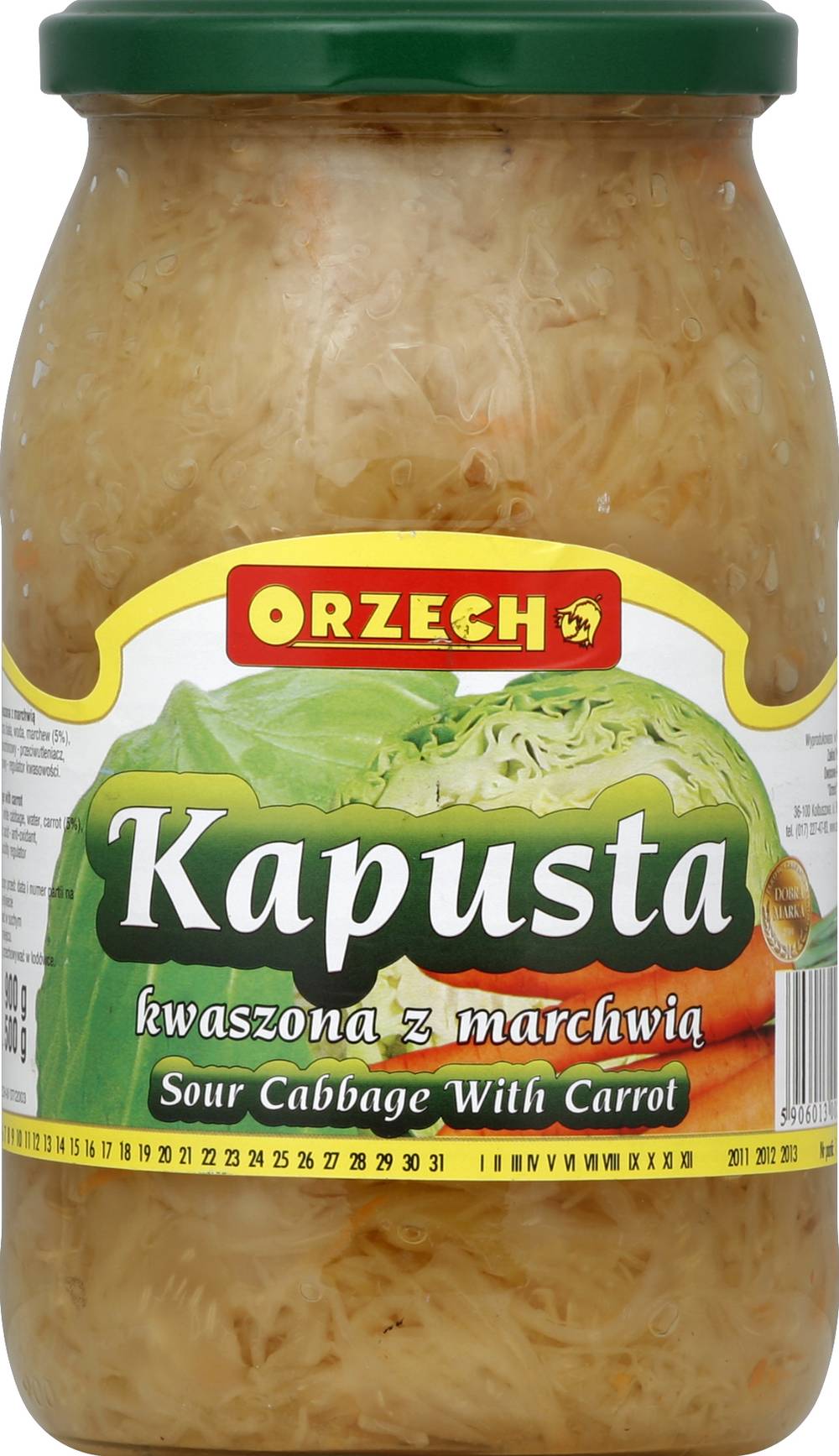 Orzech Kapusta Sour Cabbage (900 g)