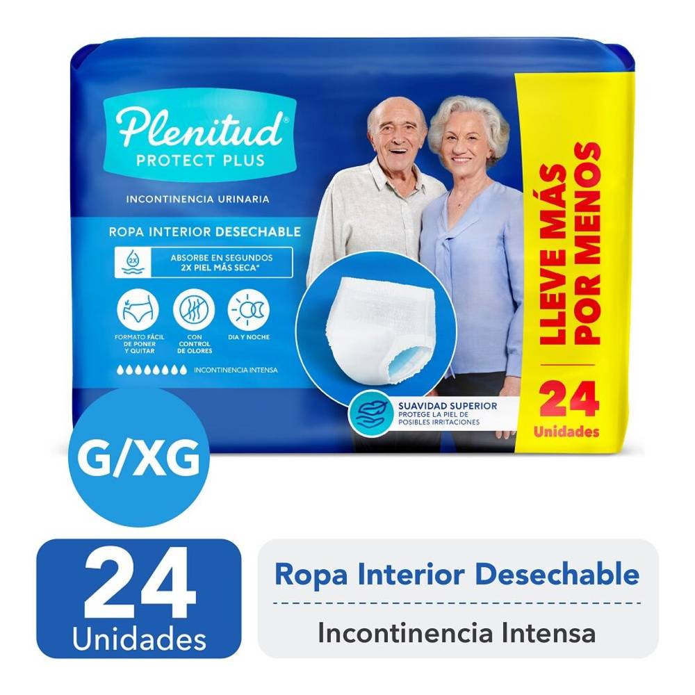 PLENITUD PROTECT PLUS ROPA INT.G/XG X24 PLENITUD