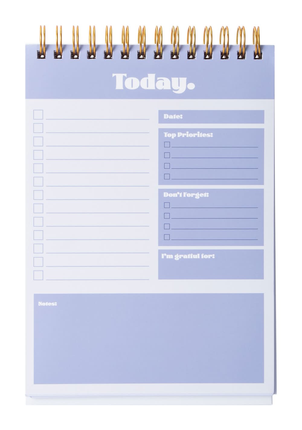 Daily Desk Planner Purple