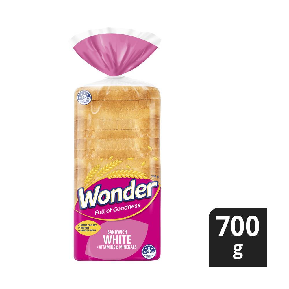 Wonder Sandwich White Bread (700g)