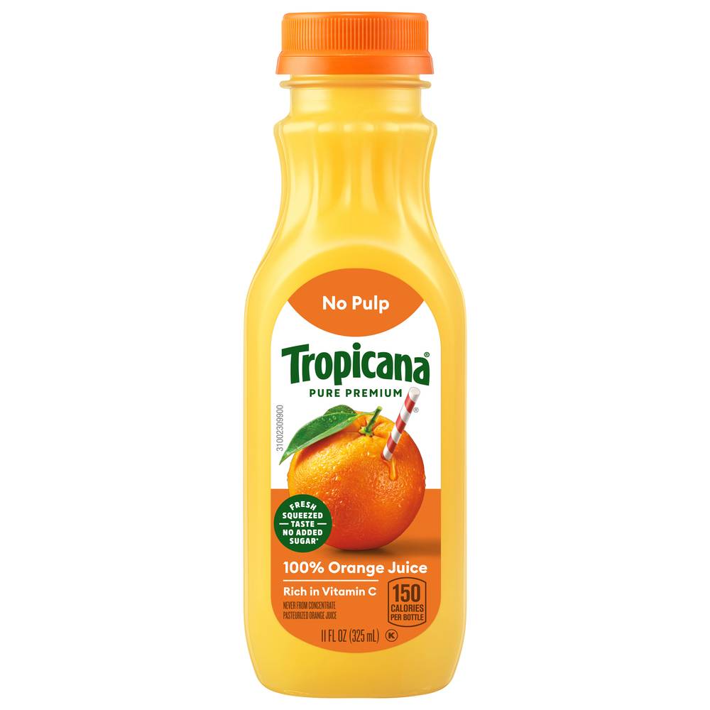 Tropicana Pure Premium No Pulp Orange Juice (11 fl oz)