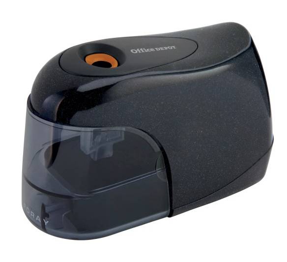 Office Depot Brand Cordless Pencil Sharpener, Black