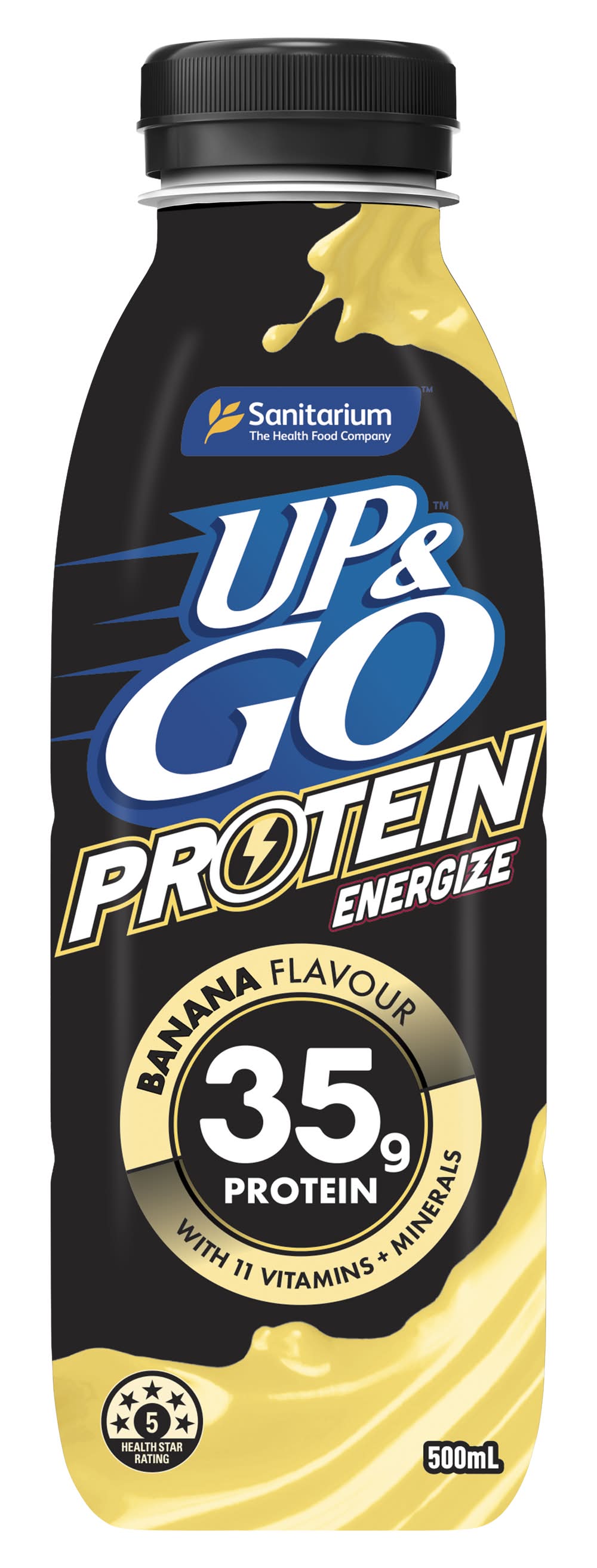 UP&GO Protein Energize Drink, Banana (500mL)