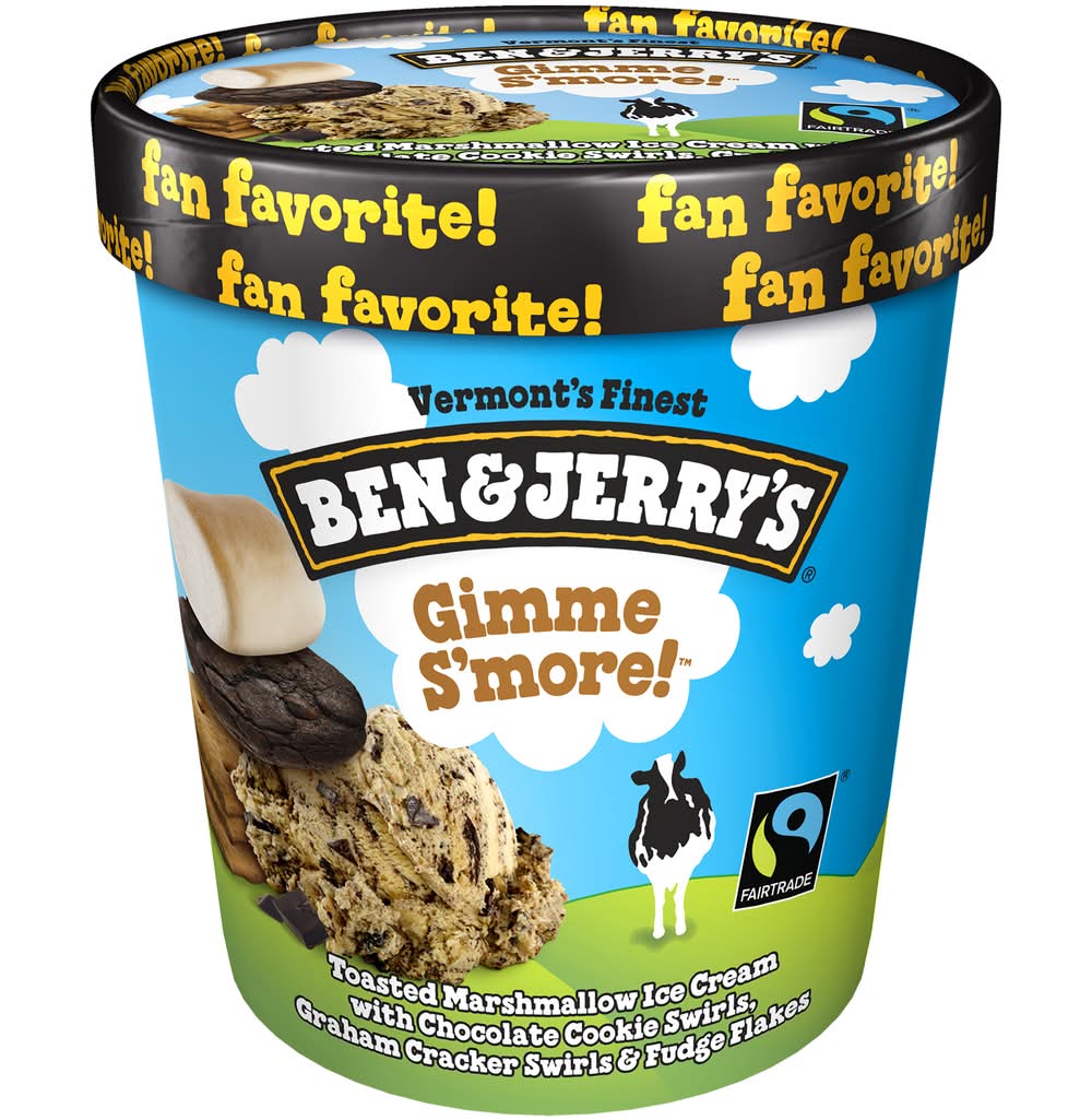Ben & Jerry's Toasted Ice Cream, Gimme S'more (1 lbs)