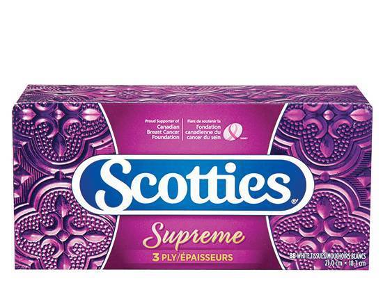 SCOTTIES SUPREME FACIAL TISSUES 88 SHEETS 1 UN