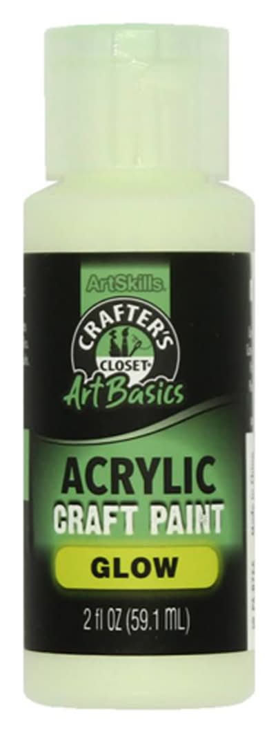 Crafter's Closet Art Basics Acrylic Craft Glow Paint (2 fl oz)