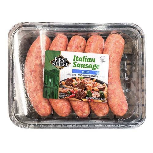 First Street · Mild Italian Sausage (16 oz)