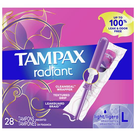 Tampax Radiant Junior Tampons