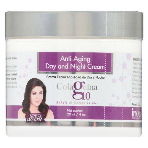 Colageina 10 Anti-Aging Day/Night Cream - 4.0 oz