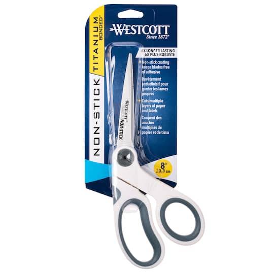 Westcott 8" Titanium Bonded Non-Stick Craft Scissors