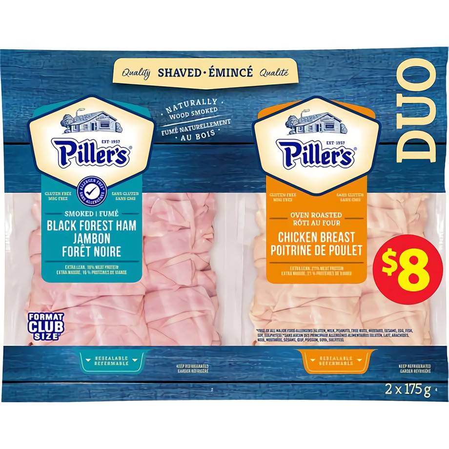 Piller's Black Forest Ham & Chicken Breast (350 g, 2 ct)