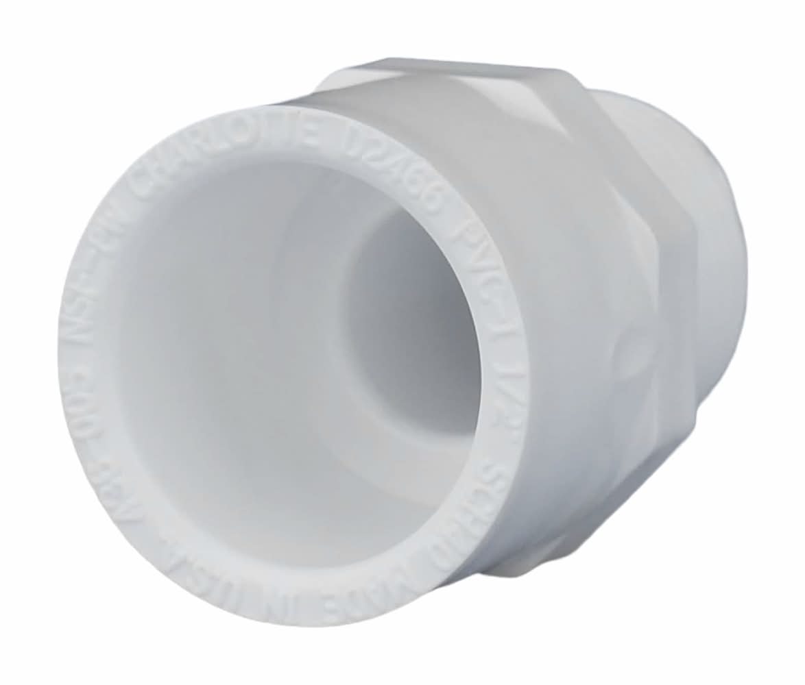 Charlotte Pipe 1/2-in Schedule 40 PVC Male Adapter