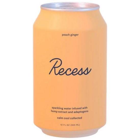 Recess Peach Ginger Sparkling Water (12 fl oz)