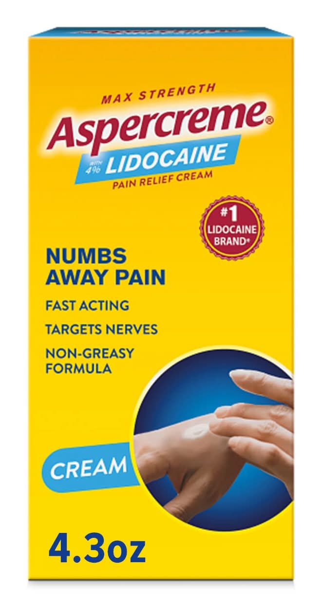 Aspercreme Max Strength Pain Relief Cream (4.3 oz)