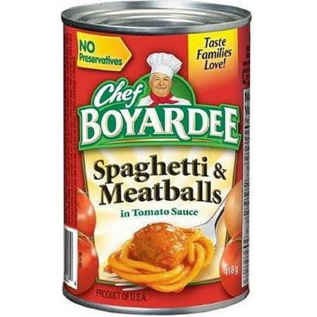 Chef Boyardee Spaghetti and Meatballs in Tomato Sauce (418 g)