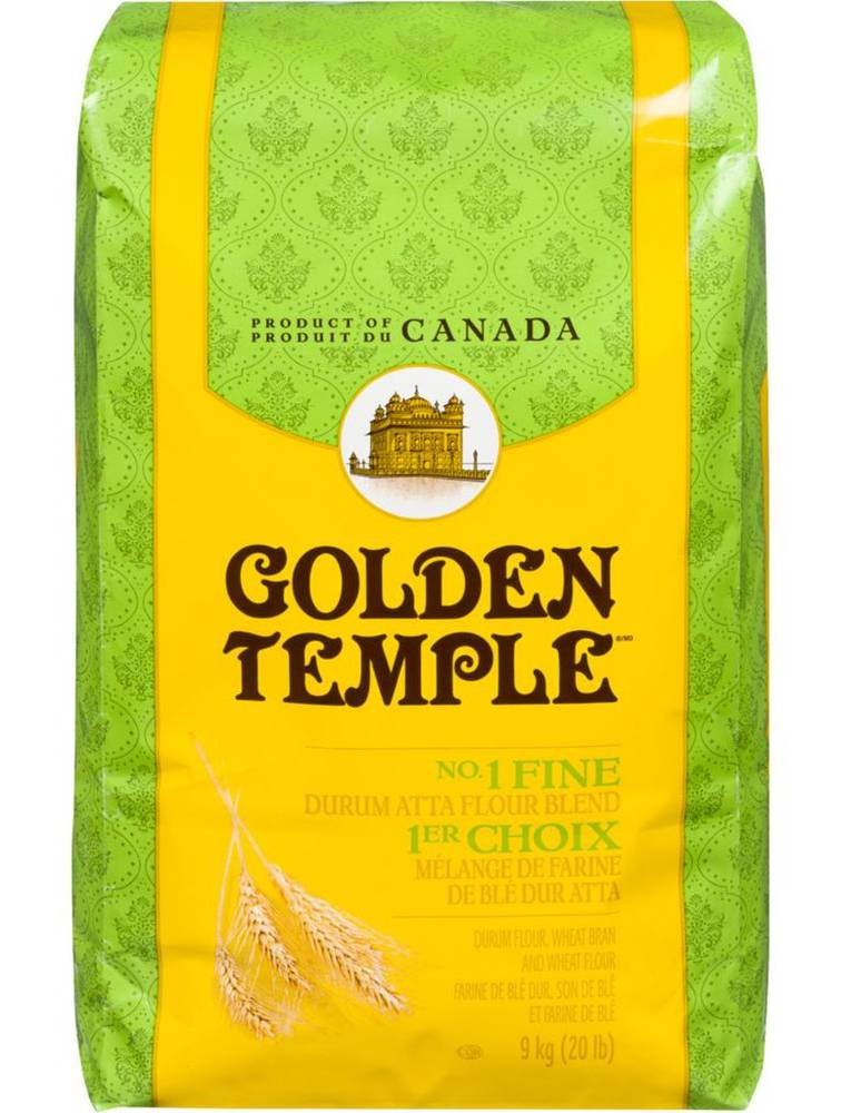 Golden Temple No. 1 Fine Durum Atta Flour Blend (9 kg)