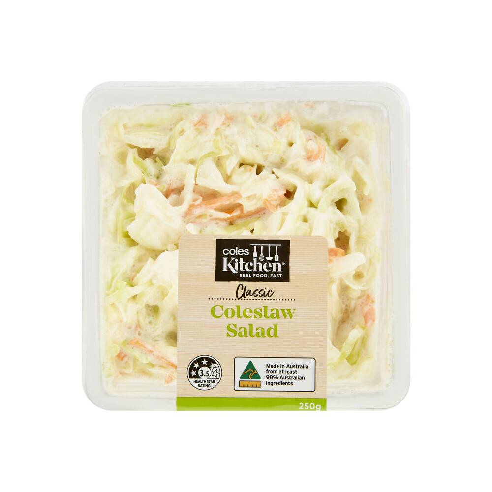 Coles Kitchen Coleslaw Salad 250g