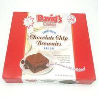 Frozen David's Cookies - Chocolate Chip Brownie - 24 ct (Case of 4)