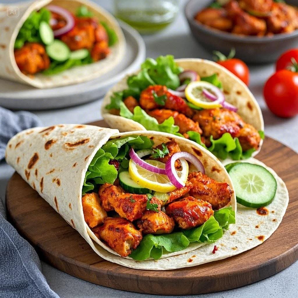 Menu sandwich poulet tikka tandoori