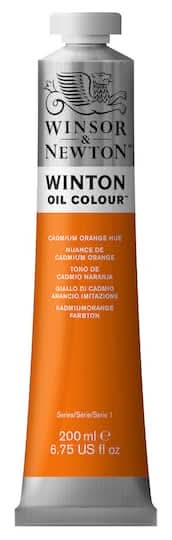 Winsor & Newton Winton Oil Colour Paint, Cadmium Orange Hue (6.75 oz)