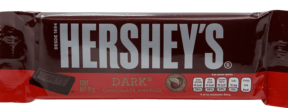 Hershey's · Chocolate amargo dark (41 g)