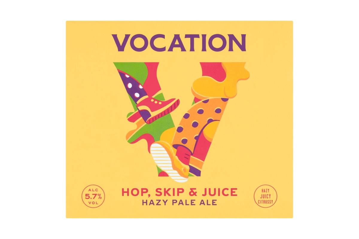 Vocation Hop, Skip & Juice Hazy Pale Ale 4 x 330ml