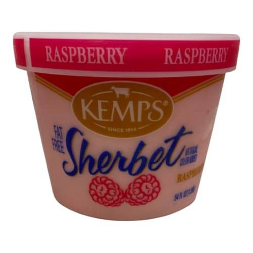 Kemps Fat Free Sherbet (raspberry)