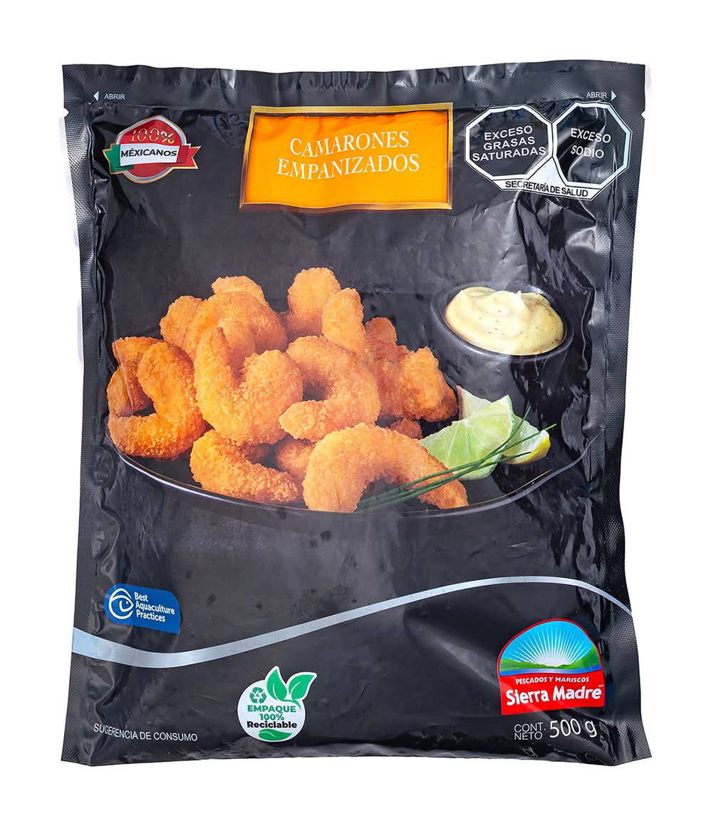 Sierra Madre · Camarones empanizados (500 g)
