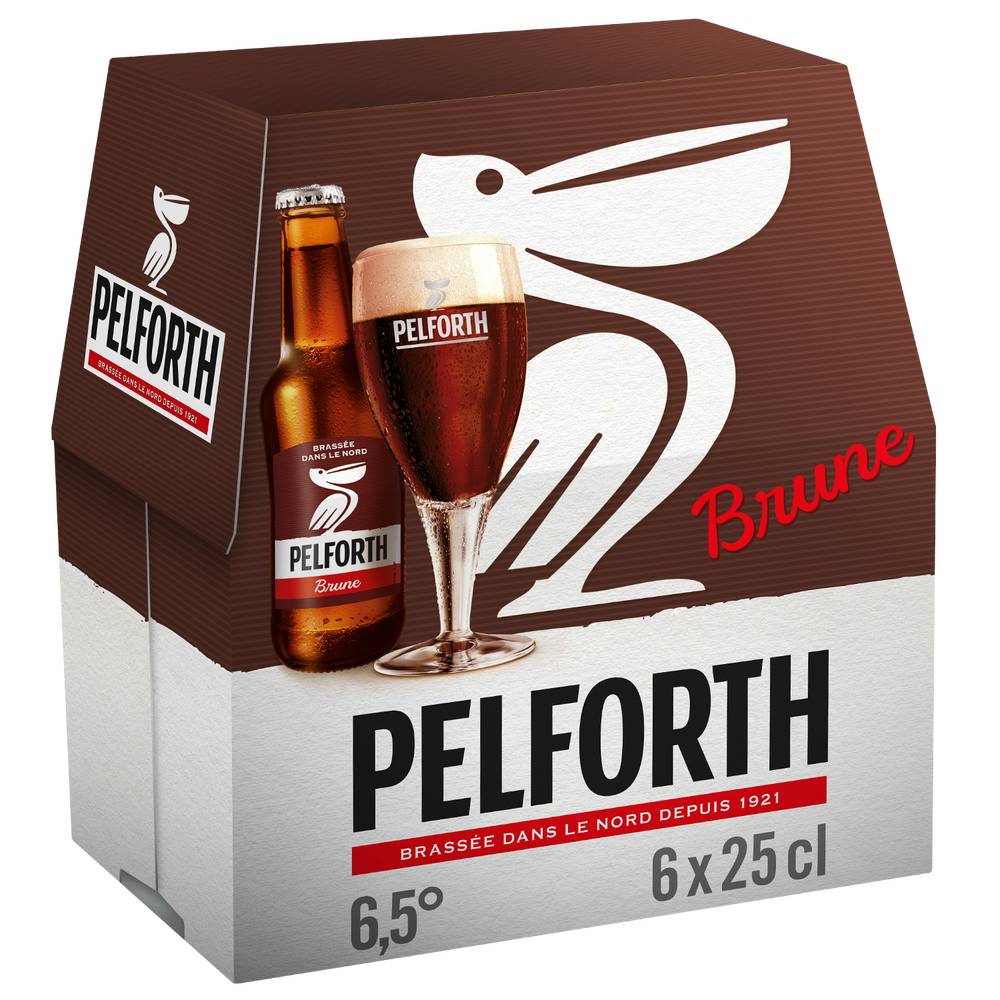 Pelforth - Bière brune (6 pièces, 250 ml)