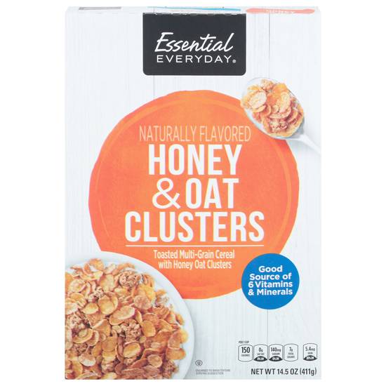 Essential Everyday Honey & Oat Clusters Cereal