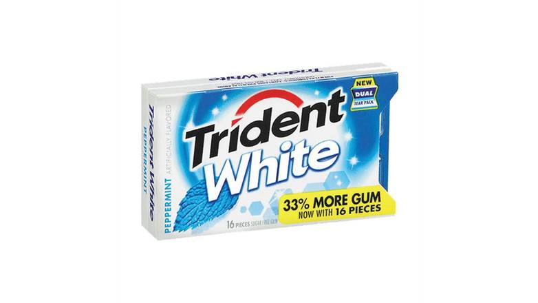 Trident white peppermint sugar free gum