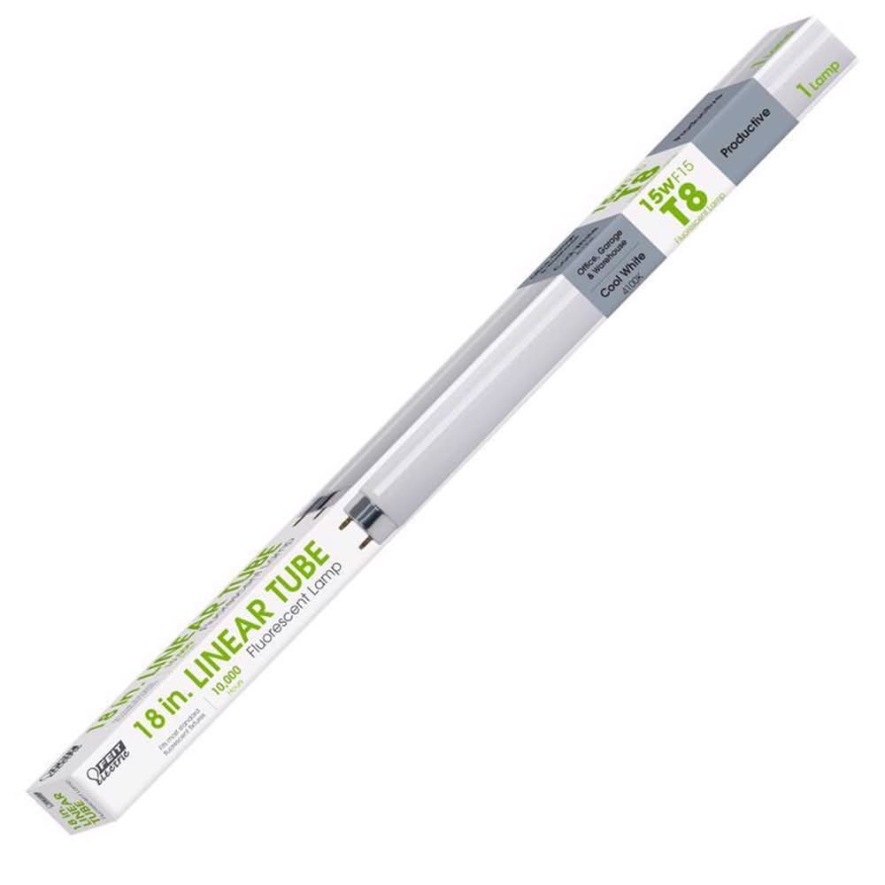 Feit Legacy Bulbs 15 W T8 1.1 In. D X 17.7 In. L Fluorescent Bulb Cool White Linear 4100 K 1 Pk