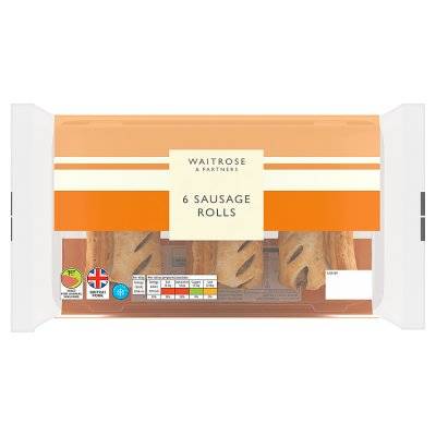 Waitrose & Partners Sausage Rolls (6 pack)