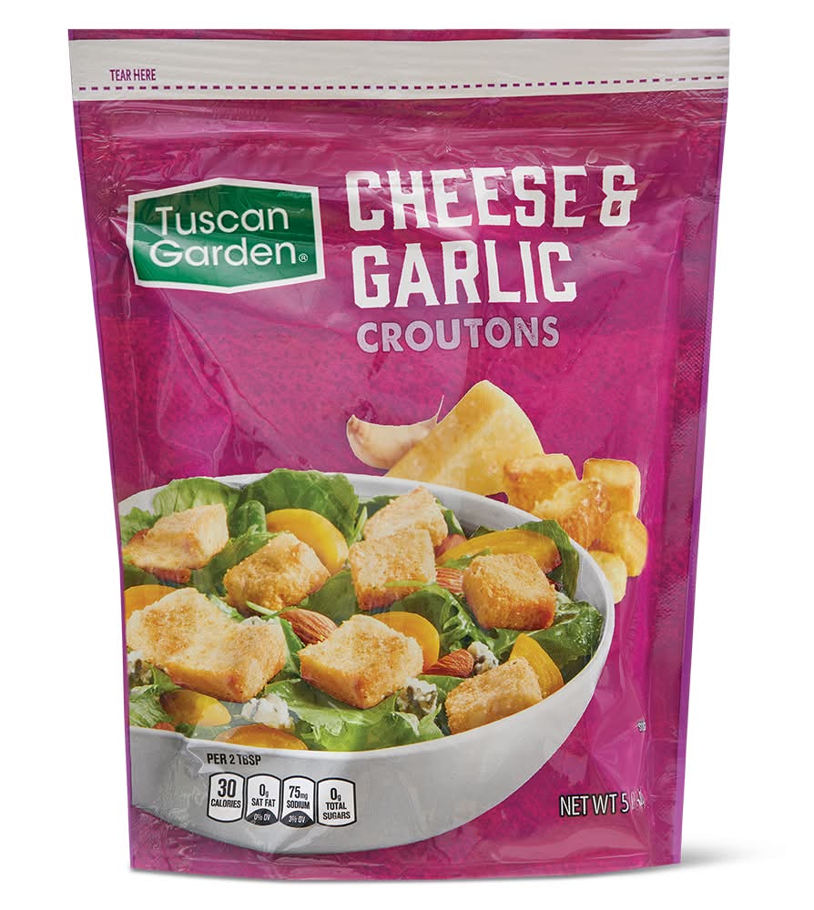 Tuscan Garden Croutons, Cheese & Garlic (5 oz)