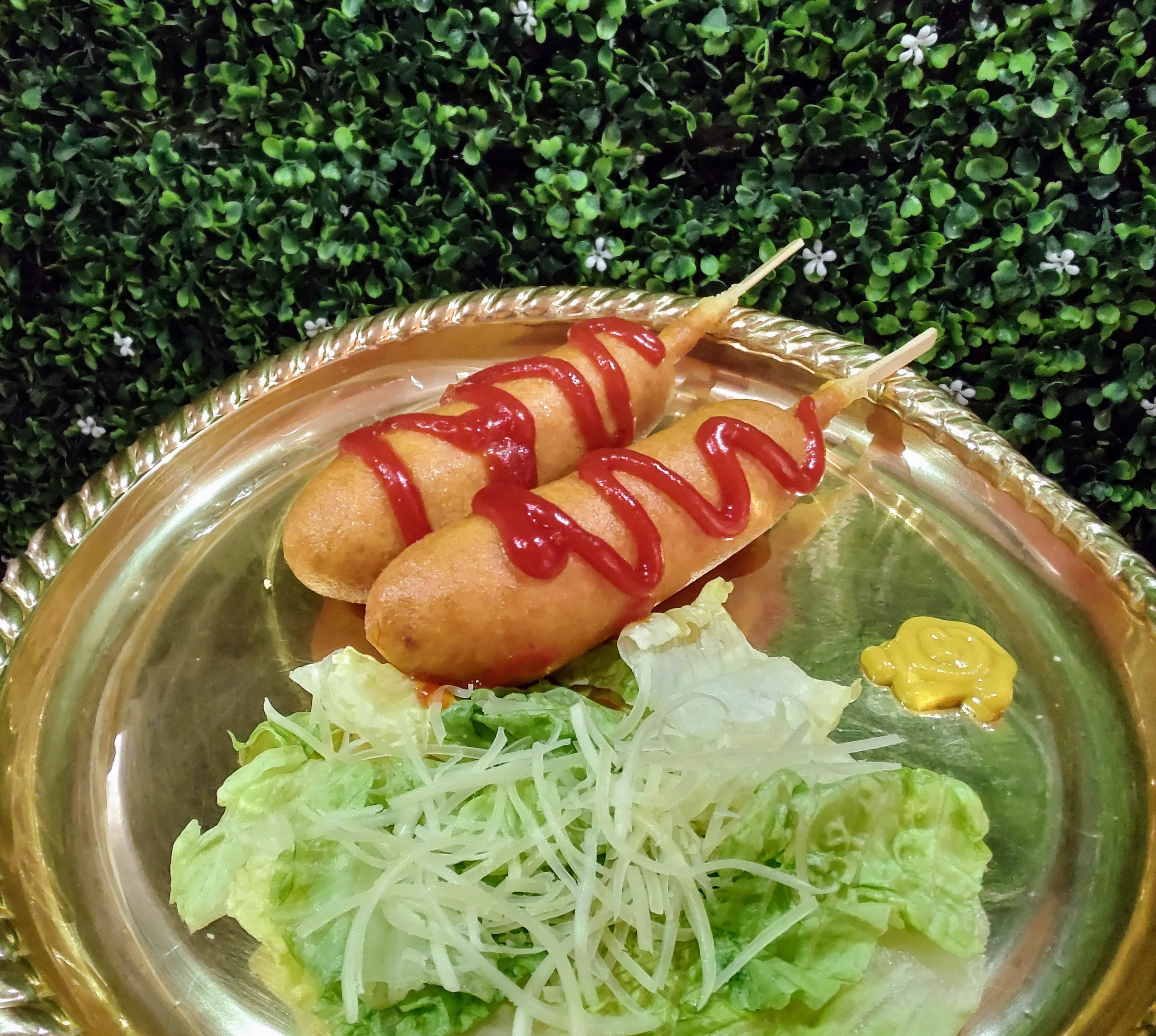 Combo Corn Dog + Pepsi 355ml  y 50 gramos de Papas