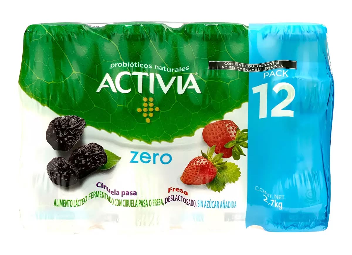 Activia · Alimento lácteo fermentado, surtido (12 x 225 g)